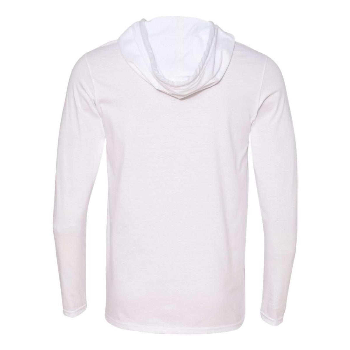 987 Gildan Softstyle® Lightweight Hooded Long Sleeve T-Shirt White