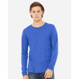 BELLA + CANVAS - Unisex Triblend Long Sleeve Tee - 3513 - True Royal Triblend