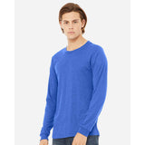 BELLA + CANVAS - Unisex Triblend Long Sleeve Tee - 3513 - True Royal Triblend