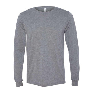 BELLA + CANVAS - Triblend Long Sleeve Tee - 3513 - Grey Triblend