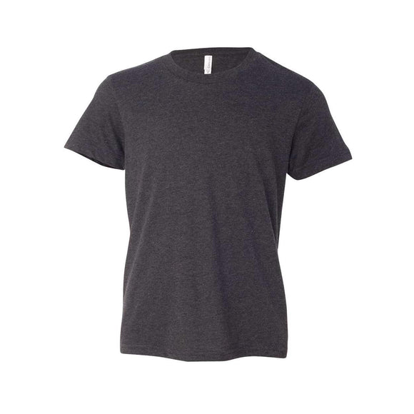 BELLA + CANVAS - Youth CVC Jersey Tee - 3001YCVC - Dark Grey Heather