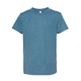 BELLA + CANVAS - Youth CVC Jersey Tee - 3001YCVC - Heather Deep Teal