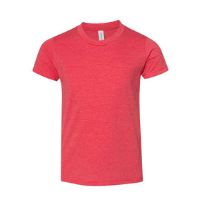 BELLA + CANVAS - Youth CVC Jersey Tee - 3001YCVC - Heather Red