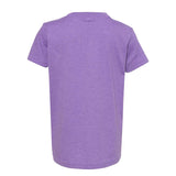 BELLA + CANVAS - Youth CVC Jersey Tee - 3001YCVC - Heather Team Purple