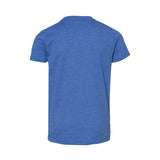 BELLA + CANVAS - Youth CVC Jersey Tee - 3001YCVC - Heather True Royal