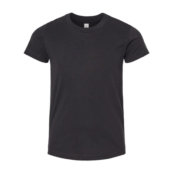 BELLA + CANVAS - Youth CVC Jersey Tee - 3001YCVC - Solid Black Blend