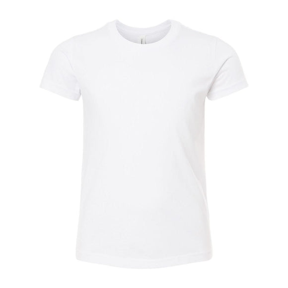 BELLA + CANVAS - Youth CVC Jersey Tee - 3001YCVC - Solid White Blend