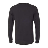 BELLA + CANVAS - Heather CVC Long Sleeve Tee - 3501CVC - Black Heather