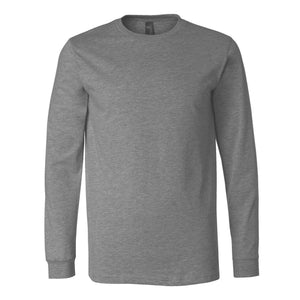 BELLA + CANVAS - Heather CVC Long Sleeve Tee - 3501CVC - Deep Heather