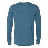 BELLA + CANVAS - Heather CVC Long Sleeve Tee - 3501CVC - Heather Deep Teal