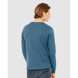 BELLA + CANVAS - Heather CVC Long Sleeve Tee - 3501CVC - Heather Deep Teal