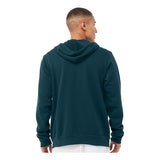 BELLA + CANVAS - Unisex Sponge Fleece Full-Zip Hoodie Sweatshirt - 3739 - Atlantic