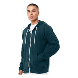 BELLA + CANVAS - Unisex Sponge Fleece Full-Zip Hoodie Sweatshirt - 3739 - Atlantic