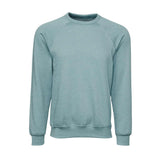 BELLA + CANVAS - Unisex Sponge Fleece Raglan Crewneck Sweatshirt - 3901 - Heather Blue Lagoon