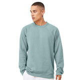 BELLA + CANVAS - Unisex Sponge Fleece Raglan Crewneck Sweatshirt - 3901 - Heather Blue Lagoon