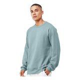 BELLA + CANVAS - Unisex Sponge Fleece Raglan Crewneck Sweatshirt - 3901 - Heather Blue Lagoon