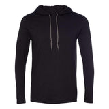 Gildan - Unisex Softstyle® Lightweight Hooded Long Sleeve T-Shirt - 987 - Black/ Dark Grey