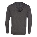Gildan - Unisex Softstyle® Lightweight Hooded Long Sleeve T-Shirt - 987 - Dark Heather/ Dark Grey