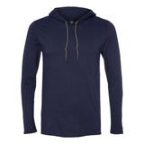 Gildan - Softstyle® Lightweight Hooded Long Sleeve T-Shirt - 987 - Navy/ Dark Grey