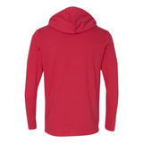 Gildan - Softstyle® Lightweight Hooded Long Sleeve T-Shirt - 987 - True Red/ Dark Grey