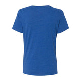 BELLA + CANVAS - Women's Relaxed Triblend Short Sleeve V-Neck Tee - 6415 - True Royal Triblend