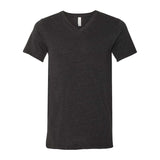 BELLA + CANVAS - Unisex Heather CVC V-Neck Tee - 3005CVC - Black Heather