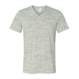 BELLA + CANVAS - Textured Jersey V-Neck Tee - 3655 - White Marble