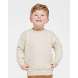 Rabbit Skins - Toddler Fleece Crewneck Sweatshirt - 3317 - Natural Heather