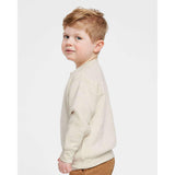 Rabbit Skins - Toddler Fleece Crewneck Sweatshirt - 3317 - Natural Heather