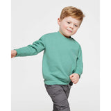 Rabbit Skins - Toddler Fleece Crewneck Sweatshirt - 3317 - Saltwater