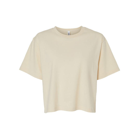 American Apparel - Women's Fine Jersey Boxy Tee - 102 - Creme