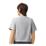 American Apparel - Women's Fine Jersey Boxy Tee - 102 - Heather Grey