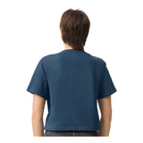 American Apparel - Women's Fine Jersey Boxy Tee - 102 - Sea Blue