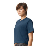 American Apparel - Women's Fine Jersey Boxy Tee - 102 - Sea Blue
