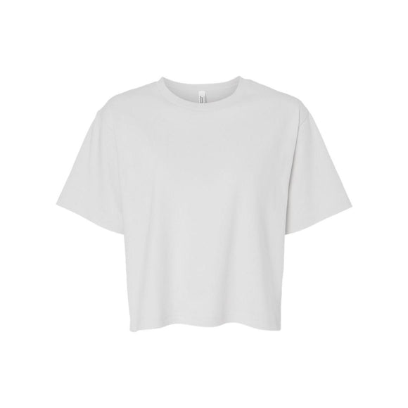 American Apparel - Women's Fine Jersey Boxy Tee - 102 - White