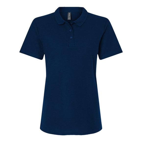 Gildan - Women's Softstyle® Pique Polo - 64800L - Navy