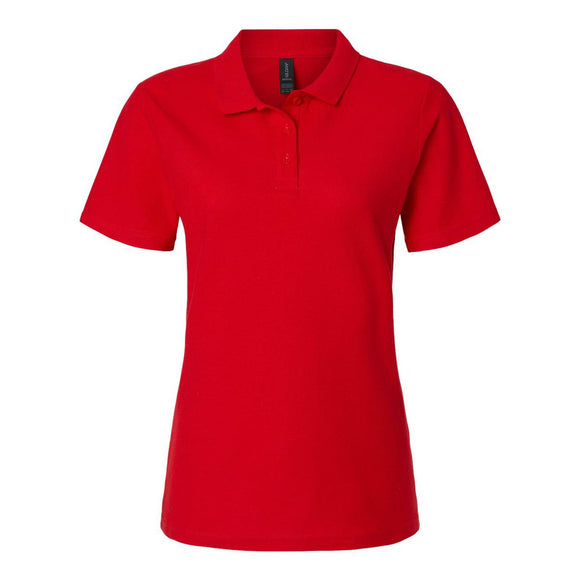 Gildan - Softstyle® Women's Pique Polo - 64800L - Red