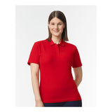 Gildan - Women's Softstyle® Pique Polo - 64800L - Red