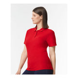 Gildan - Women's Softstyle® Pique Polo - 64800L - Red