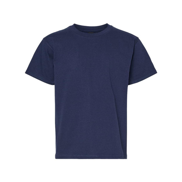 65000B Gildan Softstyle® Youth Midweight T-Shirt Navy