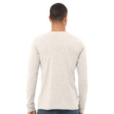 BELLA + CANVAS - Unisex Triblend Long Sleeve Tee - 3513 - Oatmeal Triblend