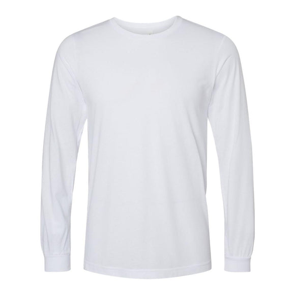 BELLA + CANVAS - Unisex Triblend Long Sleeve Tee - 3513 - Solid White Triblend