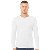 BELLA + CANVAS - Unisex Triblend Long Sleeve Tee - 3513 - Solid White Triblend