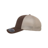 Flexfit - 110® Mesh-Back Cap - 110M - Brown/ Khaki