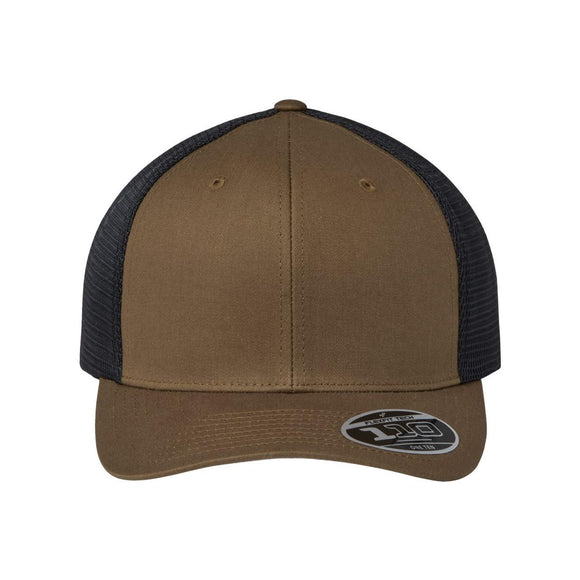 Flexfit - 110® Mesh-Back Cap - 110M - Coyote Brown/ Black