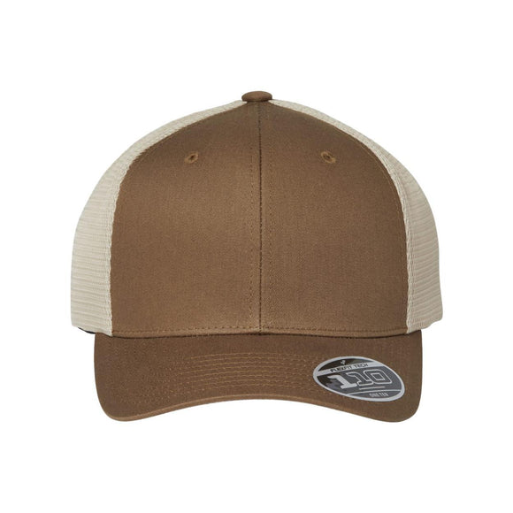 Flexfit - 110® Mesh-Back Cap - 110M - Coyote Brown/ Khaki