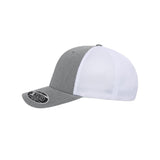 Flexfit - 110® Mesh-Back Cap - 110M - Heather Grey/ White