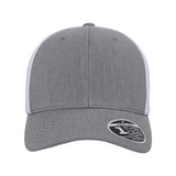 Flexfit - 110® Mesh-Back Cap - 110M - Heather Grey/ White