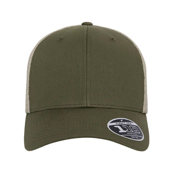 Flexfit - 110® Mesh-Back Cap - 110M - Olive/ Khaki