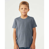 BELLA + CANVAS - Youth Jersey Tee - 3001Y - Steel Blue
